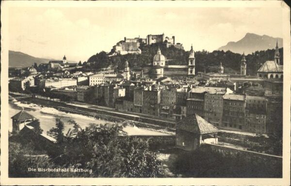 Salzburg Oesterreich Partie an der Salzach Festung Hohensalz