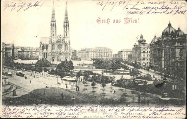 Wien Maximilianplatz Votivkirche