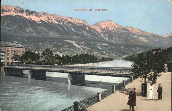 Innsbruck Partie am Inn Brücke