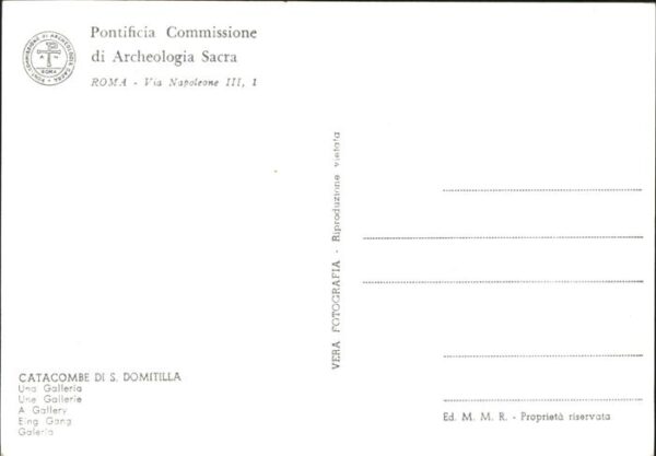 Rom Roma Catacombe di San Domitilla Basilika San – Bild 2