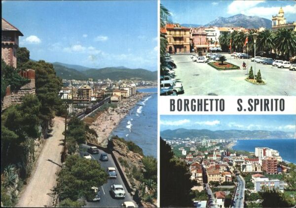 Borghetto Santo Spirito Liguria Castello Borelli e via Aurelia Piazza d