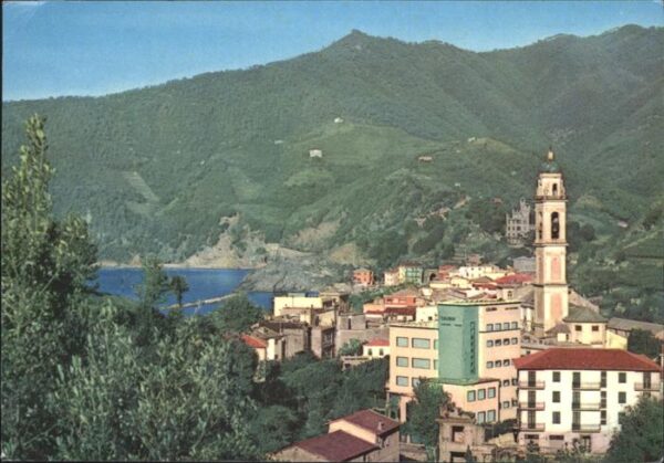Moneglia Liguria Panorama Chiesa S. Croce e Colonia Burg