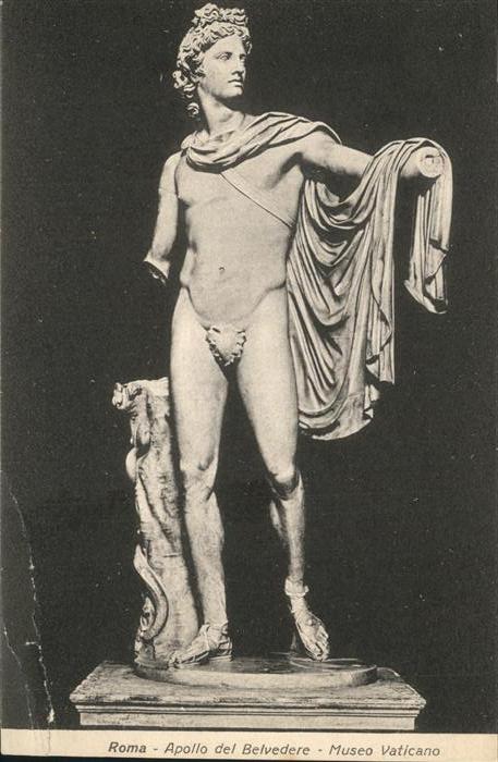 Skulpturen Roma Apollo del Belvedere Vaticano