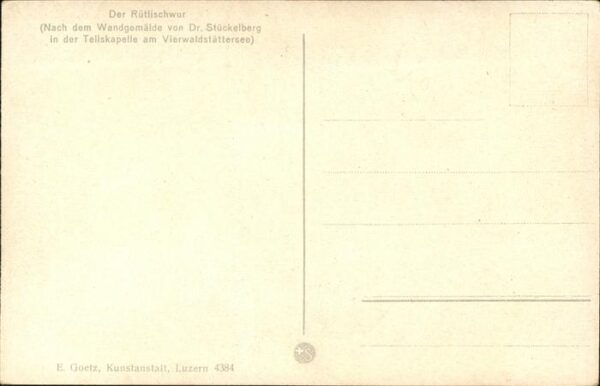 Tell Wilhelm Nr. 4384 Rütlischwur Tellskapelle Vierw – Bild 2
