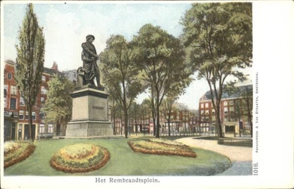 Rembrandt Denkmal Amsterdam Rembrandtsplein