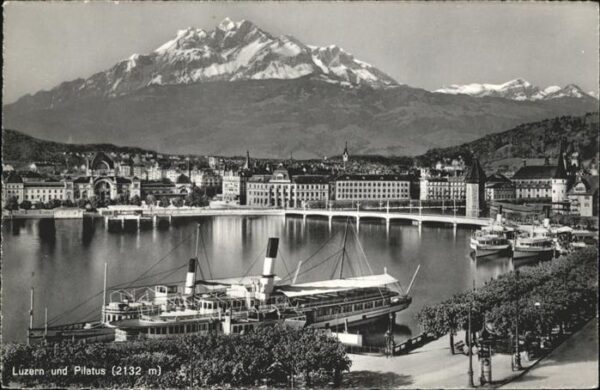 Dampfer Binnenschifffahrt Luzern Pilatus