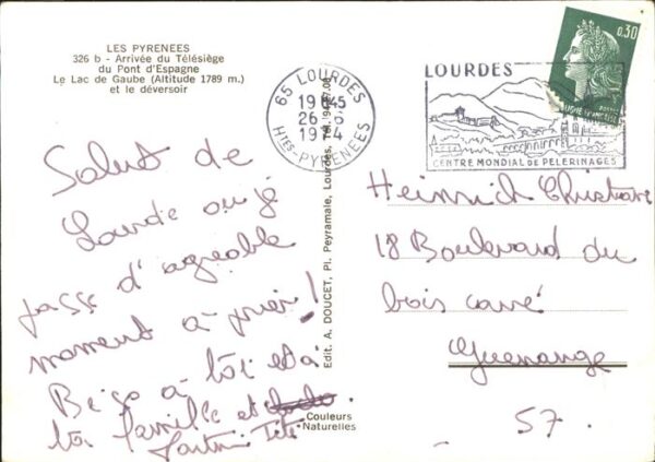 Sessellift Pyrenees Cauterets Pont d_Espagne – Bild 2