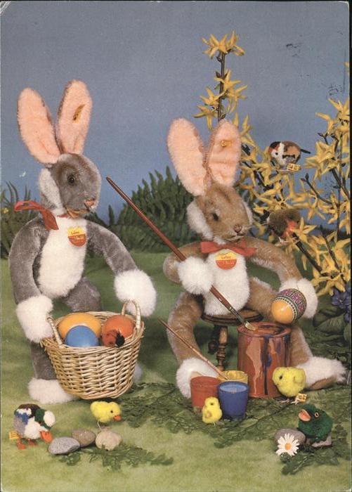 Spielzeug Plüschhasen Ostern Ostereier Steiff