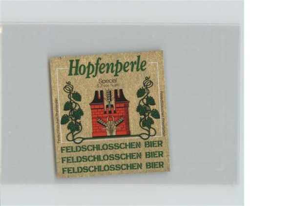 Bier Hopfenperle Feldschlösschen Rheinfelden