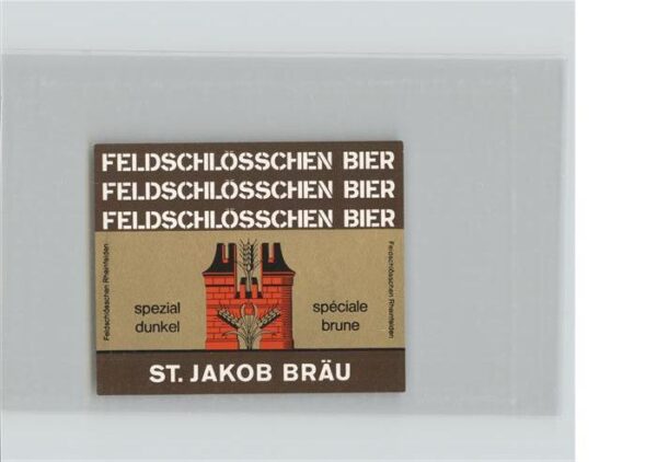 Bier Feldschlösschen Rheinfelden St. Jakob B