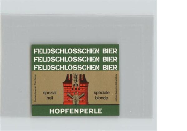 Bier Feldschlösschen Rheinfelden Schweiz Hop