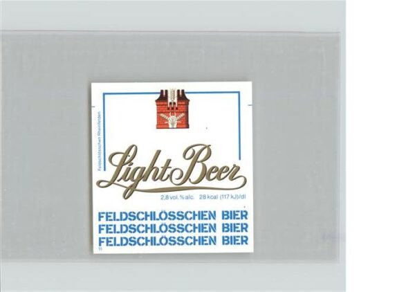 Bier Light Feldschlösschen Rheinfelden Schwe