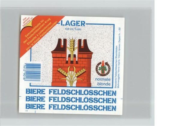 Brauerei Brewery Feldschlösschen Rheinfelden Schweiz