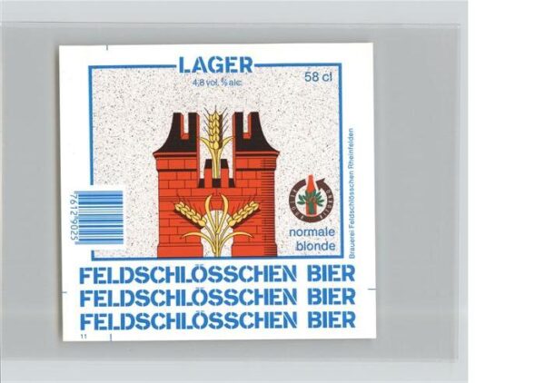 Bier Feldschlösschen Rheinfelden Schweiz Nor
