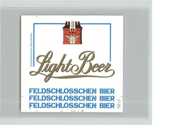 Bier Light Feldschlösschen Rheinfelden Schwe