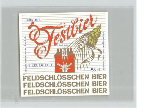 Bier Feldschlösschen Rheinfelden Schweiz