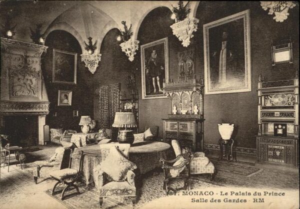 Monaco Le Palais du Prince Salle des Gardes