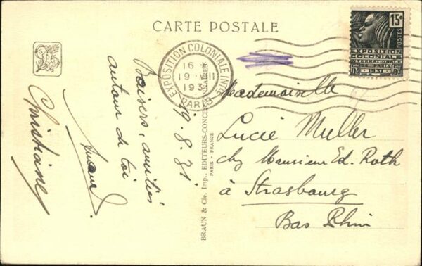 Exposition Coloniale Paris 1931 Section Tunisienne Entree – Bild 2