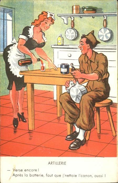 Artillerie Humor Küche