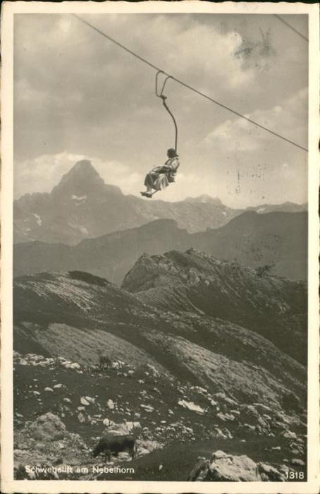 Sessellift Schwebelift Nebelhorn