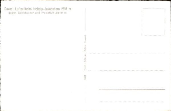 Seilbahn Luftseilbahn Ischalp Jakobshorn – Bild 2