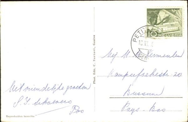 Dampfer Seitenrad Geneve Mt-Blance Springbrunnen – Bild 2