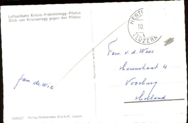 Seilbahn Luftseilbahn Kriens-Fräkmüntegg Pilatus – Bild 2