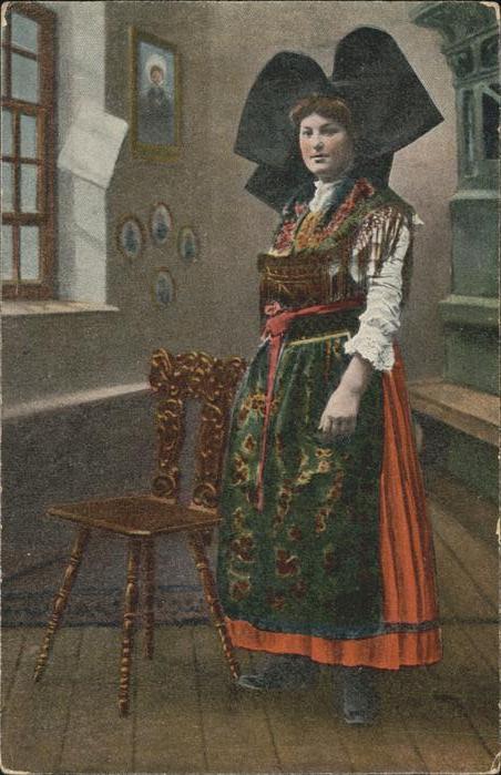 Trachten Elsässerin