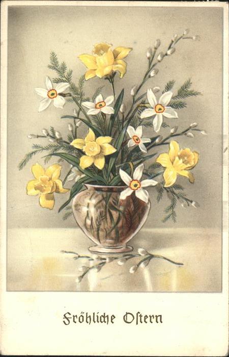 Ostern Easter Paques Vase