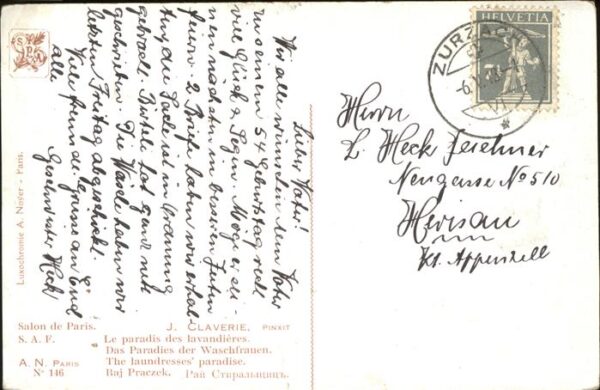 Kuenstlerkarte J. Claverie Nr. 146 – Bild 2