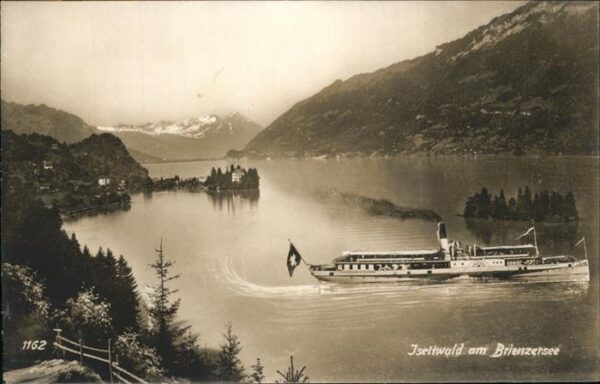 Dampfer Seitenrad Istelwald Brienzersee