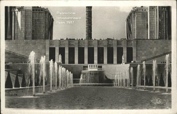 Exposition Internationale Paris 1937 Fontaines
