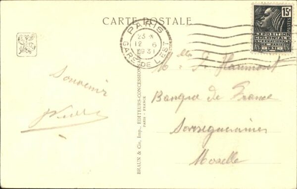 Exposition Coloniale Paris 1931 Section Litalie Auberge de Rhodes – Bild 2