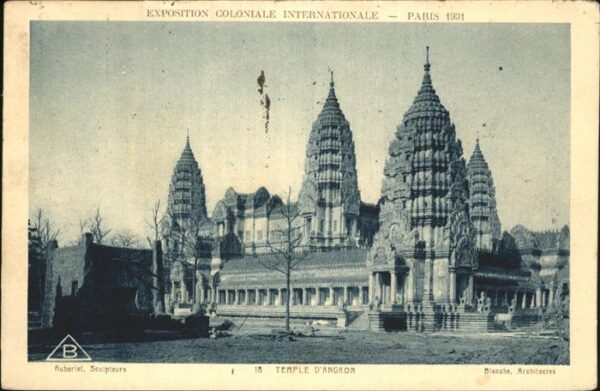 Exposition Coloniale Paris 1931 Temple D Angkon