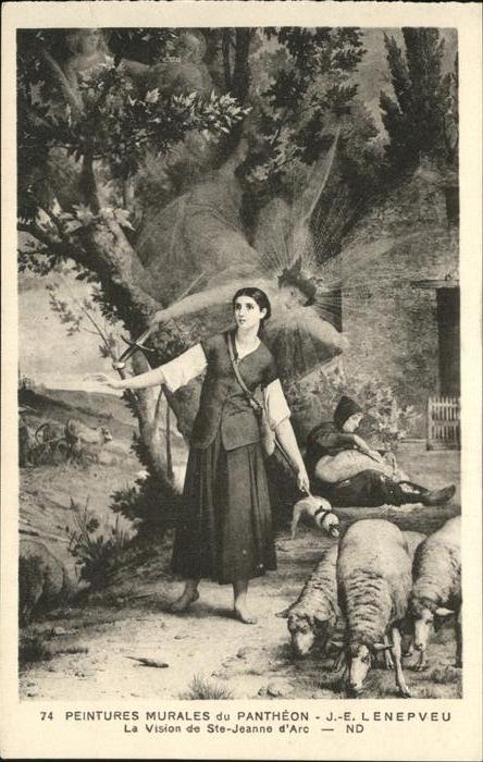 Jeanne d Arc Schafe Engel