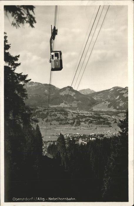 Seilbahn Nebelhornbahn Oberstdorf