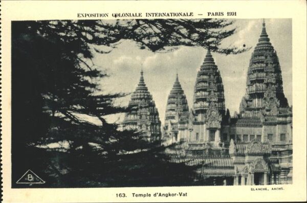 Exposition Coloniale Paris 1931 Temple d Angkor Vat