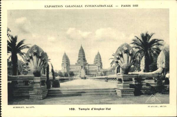 Exposition Coloniale Paris 1931 Temple Angkor Vat