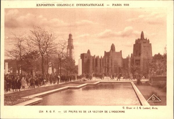 Exposition Coloniale Paris 1931 Palais Section L Indochine