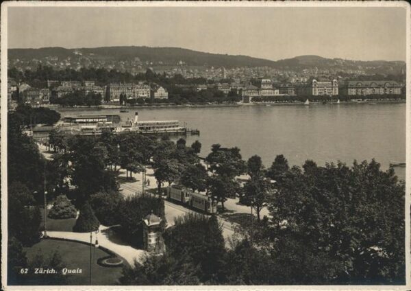 Dampfer Seitenrad Zürich Quais