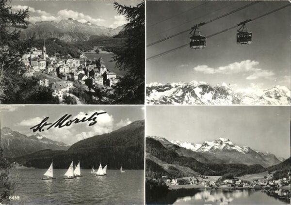 Seilbahn St. Moritz Segelboote