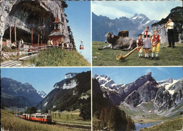 Alphorn Appenzellerbahn Ebenalp Seealpsee