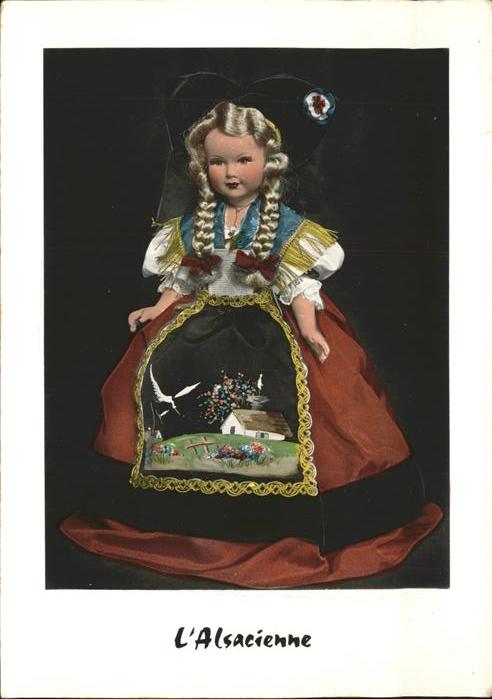 Trachten Alsacienne Puppe