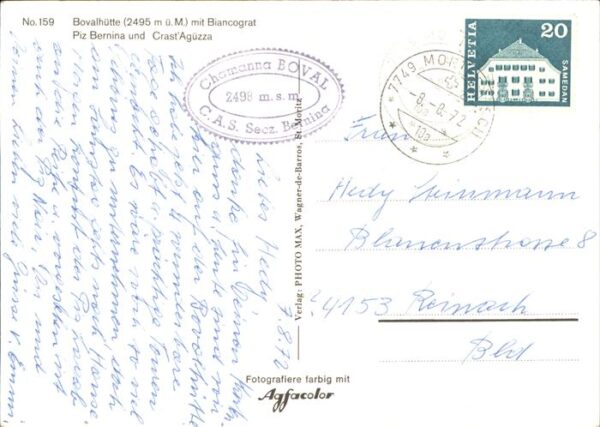 Gletscher Bovalhütte Biancograt – Bild 2