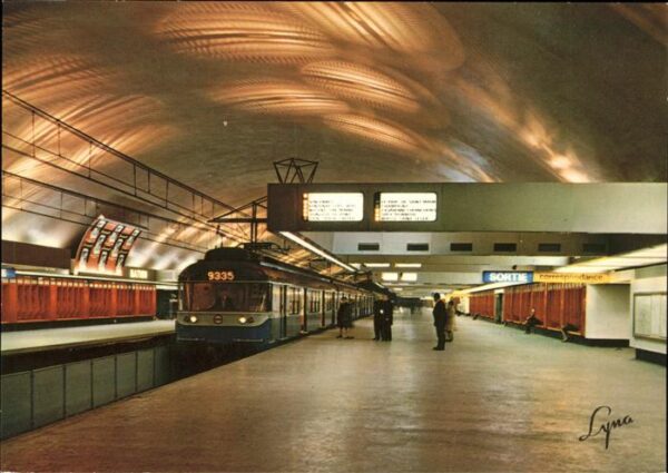 Eisenbahn Lyna Paris Station Nation