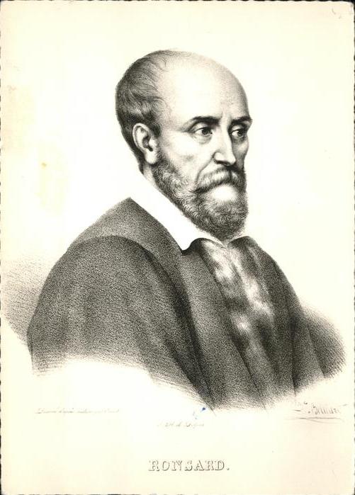 Persoenlichkeiten Pierre de Ronsard Poete Francais