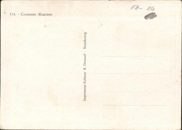 Trachten Costumes Alsaciens – Bild 2