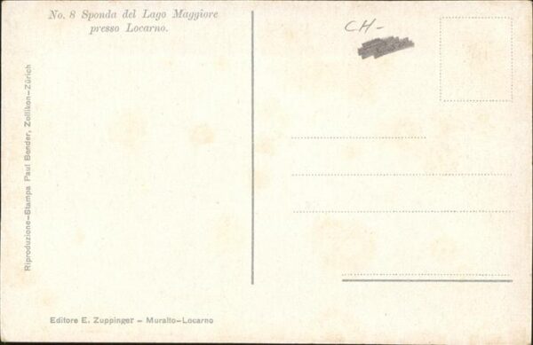 Lago Maggiore presso Locarno Nr. 8 Künstlerkarte – Bild 2