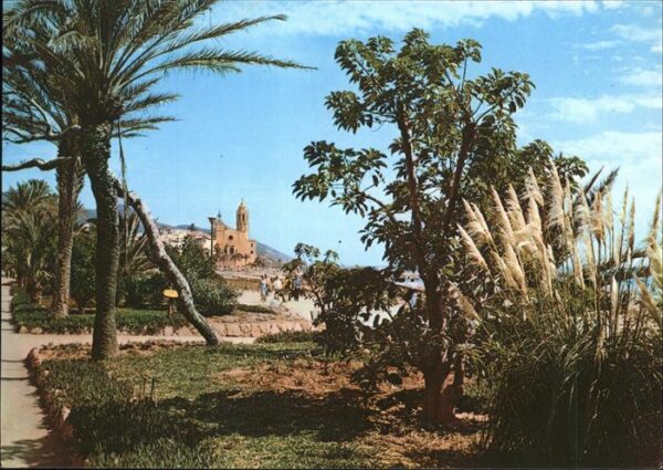 Sitges Gärten Hafen