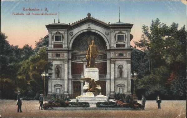 Bismarck Denkmal Karlsruhe Festhalle